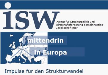 Bild: Screenshot der Webseite vom isw Institut für Strukturpolitik und Wirtschaftsförderung  gemeinnützige Gesellschaft mbH