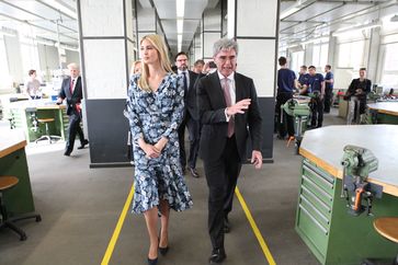 Ivanka Trump und Joe Kaeser (2017), Archivbild