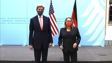 John Kerry und Svenja Schulze (2021), Archivbild