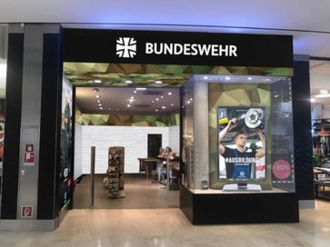 Animation der Pop-Up Karriere Lounge der Bundeswehr. Bild: Bundeswehr