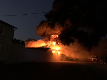 Brand Unkel Bild: Polizei