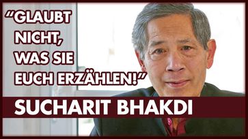 Bild: SS Video: "Sucharit Bhakdi: Wie lange lasst Ihr Euch noch anlügen?" (https://open.lbry.com/@eingeSCHENKt:0/Interview-Sucharit-Bhakdi-LBRY:2) / Eigenes Werk