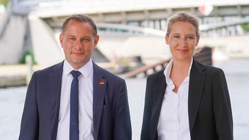 Tino Chrupalla und Dr. Alice Weidel (2023) Bild: AfD Deutschland