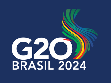 G20 Brasilien (Gruppe der Zwanzig) Logo 2024