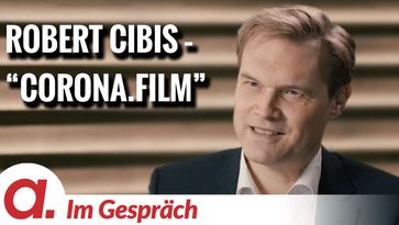 Bild: SS Video: "Im Gespräch: Robert Cibis (“CORONA.film”)" (https://tube4.apolut.net/w/ddNx2nx7kp5KXoyPSkETW1) / Eigenes Werk