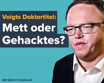 Bild: Screenshot Internetseite: "https://afd-bjoern-hoecke.de/2024/08/23/mario-voigt-ein-saubermann/" / Eigenes Werk