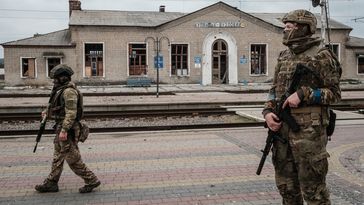 Auf dem Archivbild: Ukrainische Soldaten im Gebiet Charkow