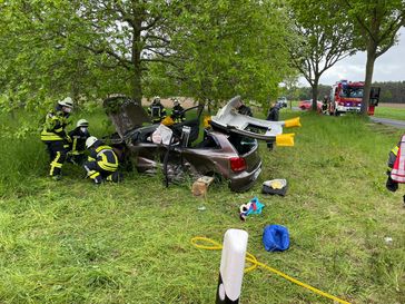 Verkehrsunfall mit Verletzten Bild: Feuerwehr