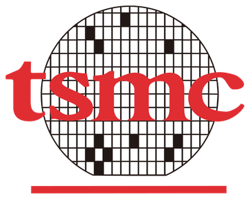 Taiwan Semiconductor Manufacturing Company, Limited (TSMC; chinesisch 台灣積體電路製造股份有限公司, Pinyin Táiwān Jītǐ Diànlù Zhìzào Gǔfèn Yǒuxiàn Gōngsī, kurz 台積電, Táijī Diàn), Logo