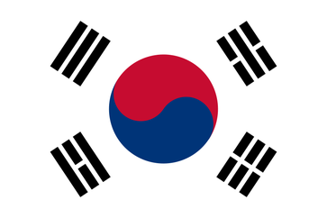 Flagge von Südkorea