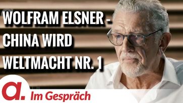 Bild: SS Video: "Im Gespräch: Wolfram Elsner (China auf dem Weg zur Weltmacht Nr. 1)" (https://tube4.apolut.net/w/7NZE436pxeK3NKKJtTZLUh) / Eigenes Werk