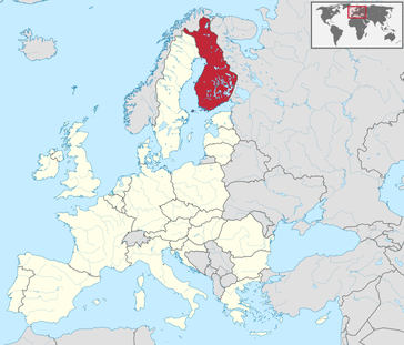 Finnland in Europa