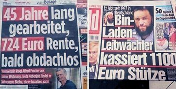 Die BILD Zeitung verläßt den Rahmen der neutralen Berichterstattung (Symbolbild)