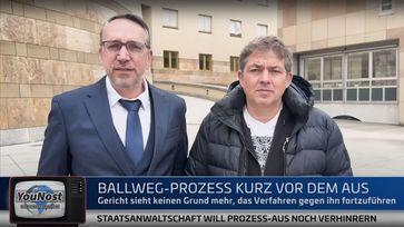 Ralf Ludwig und Michael Ballweg (2025) Bild: Screenshot Youtube