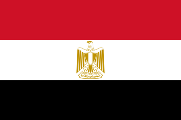 Flagge der Arabische Republik Ägypten