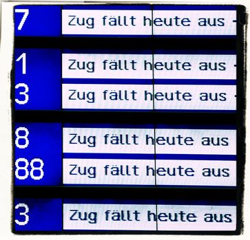 Die Bahn kommt...außer bei Schnee, Regen, Wind, Hitze, Kälte und Schnupfen (...). Und je mehr Züge ausfallen, desto "pünktlicher" ist sie (Symbolbild)