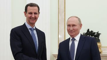 Baschar al-Assad und Wladmir Putin (2024)