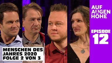 v.l.n.r.: Markus Haintz, Dr. Bodo Schiffmann, Sebastian Götz und Friederike Pfeiffer-de Bruin (2020)