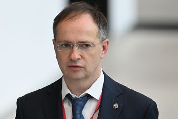 Assistent des russischen Präsidenten Wladimir Medinsk (2023) Bild: Pawel Bednjakow / Sputnik