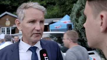 Björn Höcke (2023) Bild: COMPACTTV / Eigenes Werk