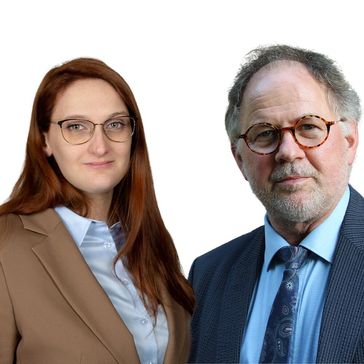 Jaqueline Hörlöck und Ratsherr Marcel Schmidt (2025) Bild: SSW