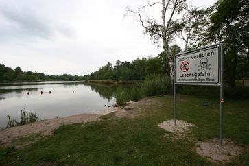 Silbersee in Nürnberg, vergiftet durch eine wilde Deponie, heute Silberbuck. (Symbolbild)