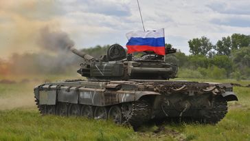 Panzer des Typs T-72 der russischen Streitkräfte; Symbolbild