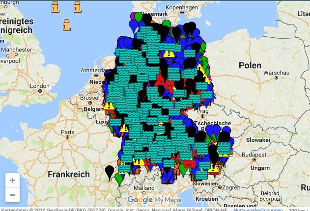 Die „Einzelfall-Map“: Deutschlandkarte von Flüchtlingskriminalität