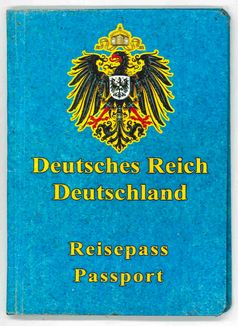 Deutsches Reich Deutschland Reisepass Bild: Bundespolizeiinspektion Rosenheim