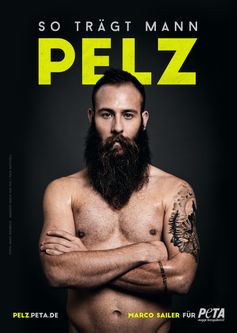 Bild: "obs/PETA Deutschland e.V./Marc Rehbeck für PETA"