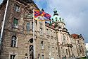 Die Tibetflagge in Postdam. Bild: Tibet Initiative Deutschland