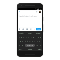 "Sentiment Keyboard": Geschriebenes wird überprüft Bild: bit.ly/2dsxen5