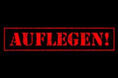 Logo der Kampagne "AUFLEGEN" Bild: Polizei