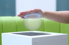 Ultrahaptics: Sanfte Luftstöße können Gefühle erwecken. Bild: ultrahaptics.com