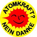 "Atomkraft Nein Danke" Aufkleber