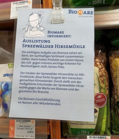 Beim „Hirse-Boykott“ geht es um ökonomische Schädigung und wirtschaftlichen Existenzgefährdung eines politisch unliebsamen Bürgers.