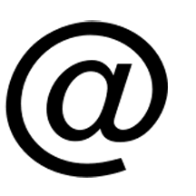 Das @-Zeichen steht als Symbol für die eMail