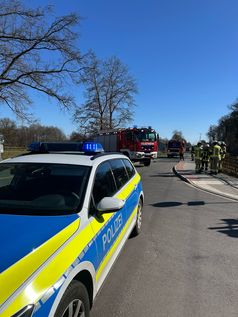 Einsatzkräfte vor Ort