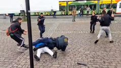 Polizeiliches Vorgehen gegen den Messertäter des muslimkritischen Michael Stürzenberger, Mannheim, 31. Mai 2024