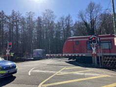 Unfallstelle Neukloster Bahnübergang