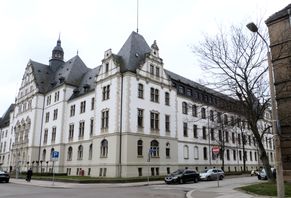 Hauptsitz des LVwA im Gebäude der ehemaligen Reichsbahndirektion Halle