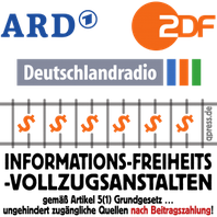 ARD - ZDF - Deutschlandradio Beitragsservice (GEZ) ist in Deutschland hochumstritten (Symbolbild)