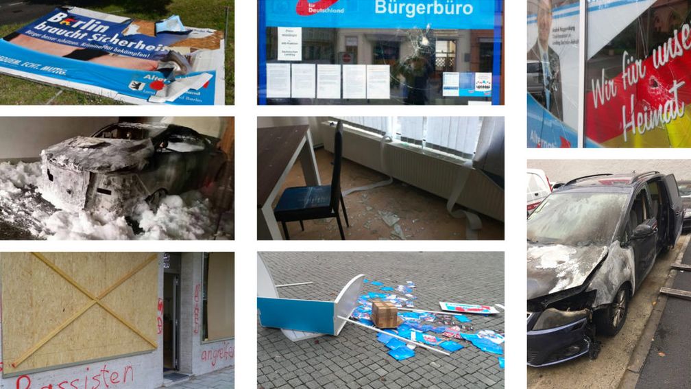 Jeder zweite Anschlag auf Bürgerbüros und Parteimitglieder im dritten Quartal 2019 galt der AfD!