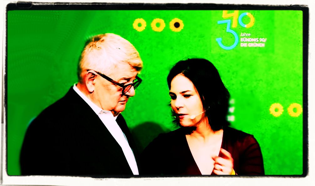 Joseph Martin „Joschka“ Fischer und Annalena Baerbock (2021)