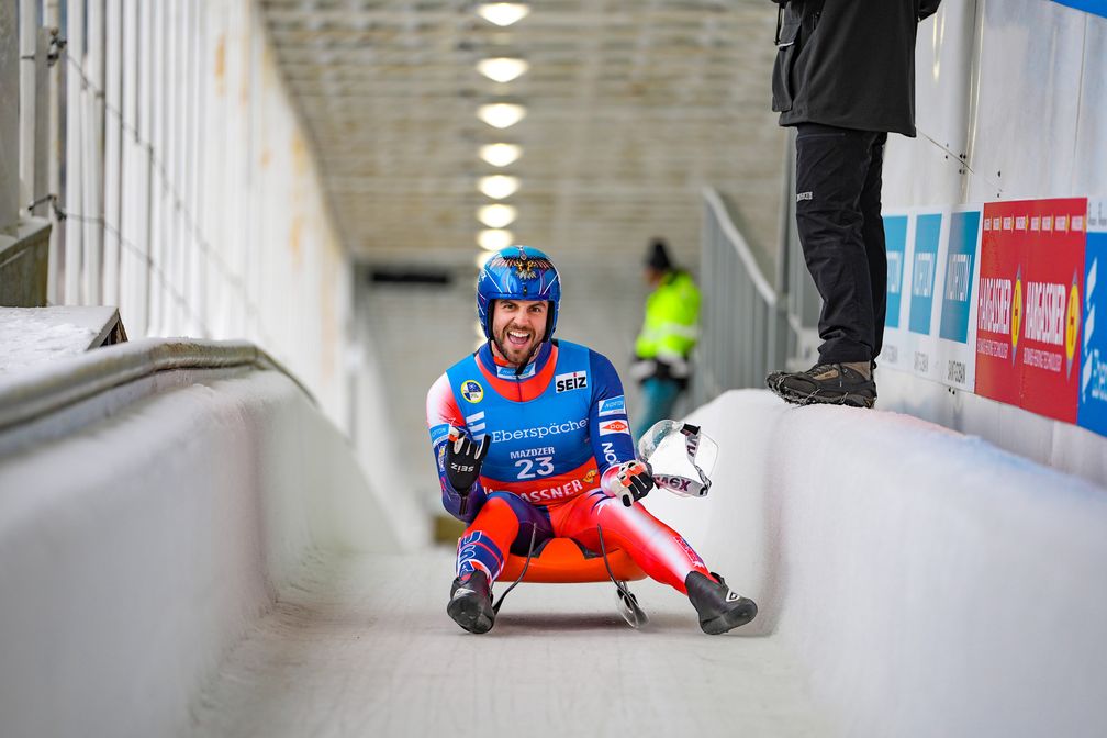 Olympia-Silbermedaillengewinner von 2018 Chris Mazdzer  Bild: FIL - Internationaler Rodel Verband Fotograf: FIL