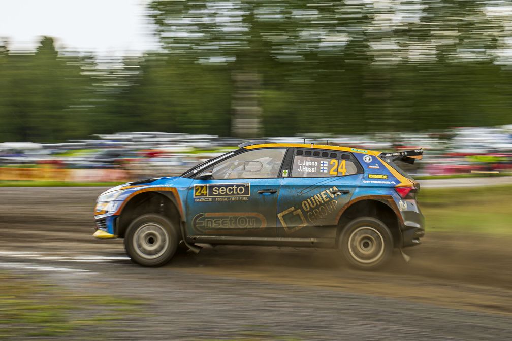 Skoda Motorsport bei der Rallye Finnland