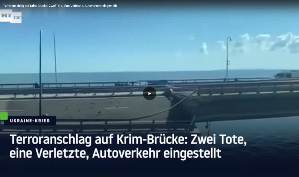 Bild: Screenshot RT DE / Eigenes Werk