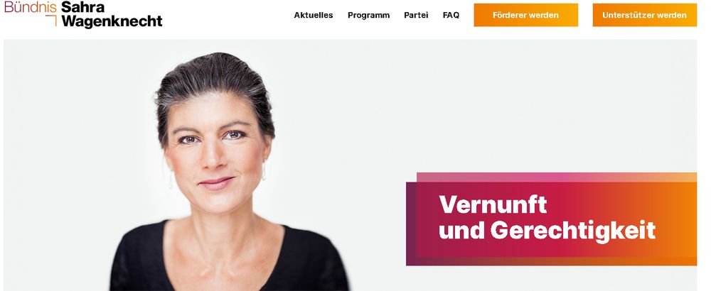 Bündnis Sahra Wagenknecht – Vernunft und Gerechtigkeit (BSW)