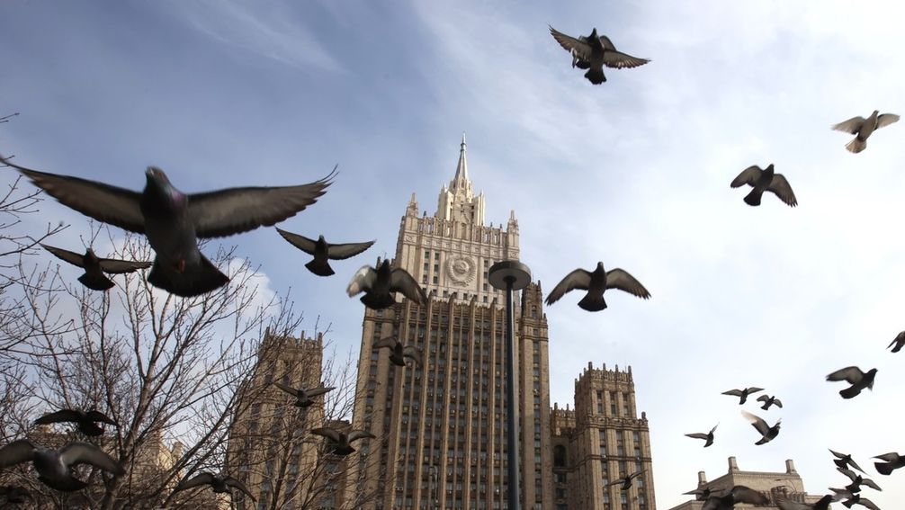 Im Bild: Das Gebäude des Außenministeriums Russlands in Moskau. Bild: Sputnik / РИА Новости / Виталий Белоусов