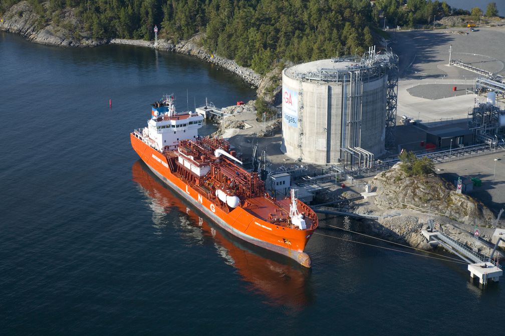 LNG-Terminal in Nynäshamn (Schweden) (Symbolbild)